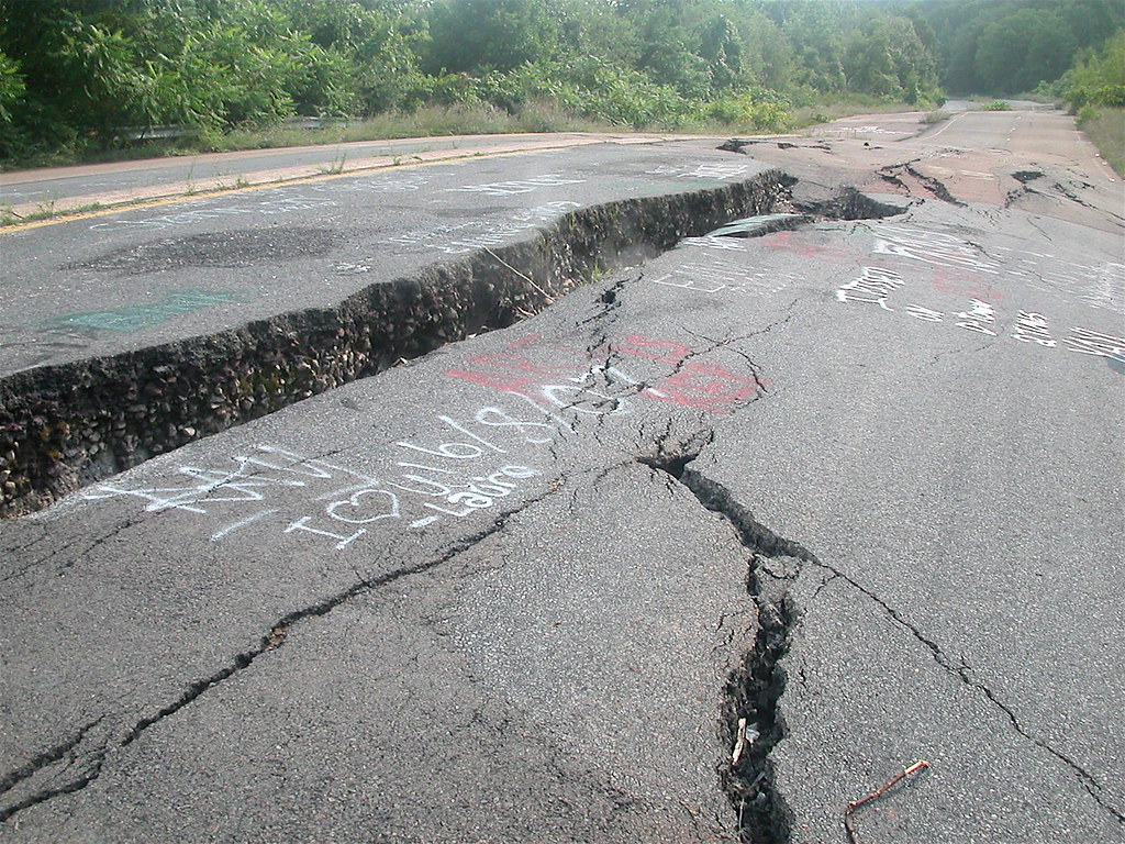 road destroyed