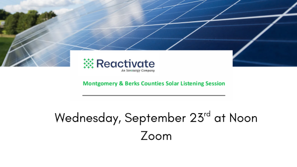 Thumbnail for Solar Listening Session for Berks & Montgomery Counties